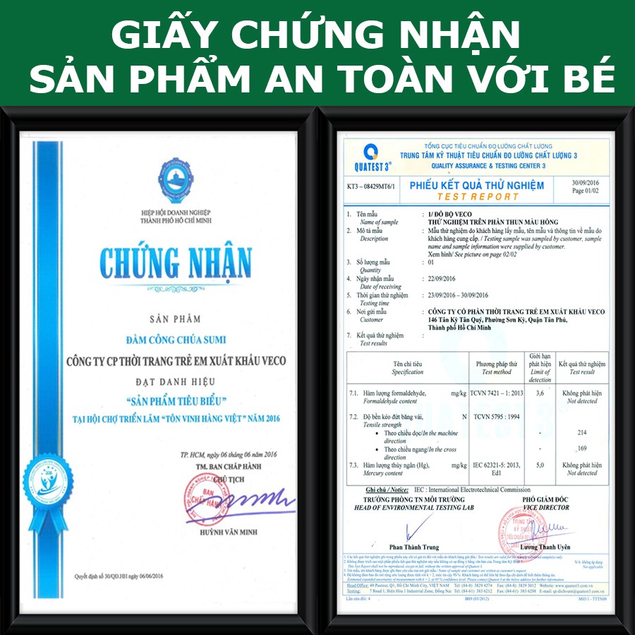 Quần áo trẻ em cao cấp Veco